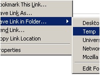 Save Link in Folder